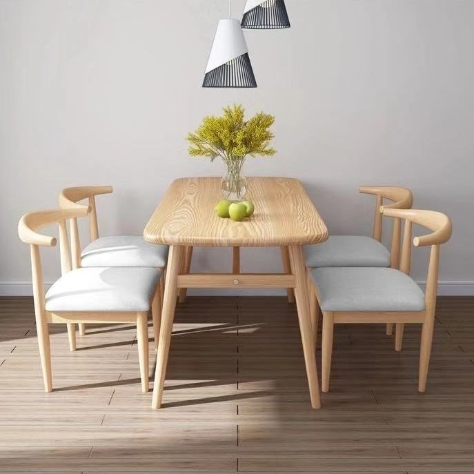 Industrial MDF Standard Dining Table Rectangle Kitchen Dining Table with 4 Legs Clearhalo ' dining_table' 'Dining Tables & Seating' 'Dining Tables' 'furn' 'furn_dining_table' 'Furniture' 'furniture_dining_table' 'Kitchen & Dining Furniture' 'kitchen&dining_furn' 'kitchen' 'kitchen_dining_table' 1200x1200_d976b0ef-7af2-4ebc-af9f-148db8f2c74f