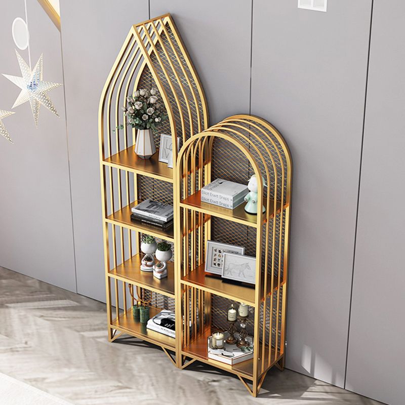 Modern Style Bookcase Standard Metal Closed Back Bookshelf for Home Clearhalo 'Bookcases' 'furn' 'furn_bookcases' 'Furniture' 'furniture_bookcases' 'Office Furniture' 1200x1200_d978069b-202b-412c-91d0-b7085292b2ff