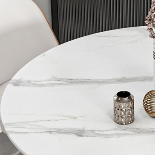 Moderna 1/2/5/7 Piezas Juego de comedor redonda de comedor de piedra para la cocina del comedor