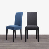 Upholstered Armless Dining Chairs Solid Back Side Chair with Wood Legs Clearhalo ' kitchen&dining_furn' 'Dining Chairs' 'Dining Tables & Seating' 'dining_chair' 'furn' 'furn_dining_chair' 'Furniture' 'furniture_dining_chair' 'Kitchen & Dining Furniture' 'kitchen' 1200x1200_d97d7107-1acd-431f-aab0-504a12e8670b