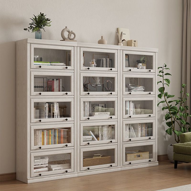 Modern Closed Back Standard Bookshelf Wooden Bookcase for Study Room Clearhalo 'Bookcases' 'furn' 'furn_bookcases' 'Furniture' 'Office Furniture' 1200x1200_d98002d3-c574-49e8-853a-db5833bbb922