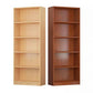 Modern Closed Back Standard Bookshelf Engineered Wood Bookcase