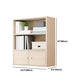 Modern Wooden Bookshelf Closed Back Bookcase for Home Office