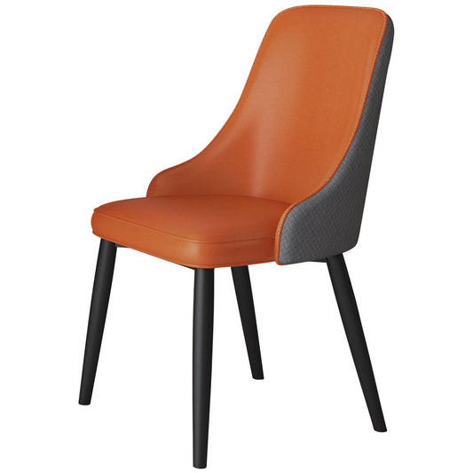 Metal Modern Dining Side Chair with Color Cushion Parsons Chair for Home Clearhalo ' kitchen&dining_furn' 'Dining Chairs' 'Dining Tables & Seating' 'dining_chair' 'furn' 'furn_dining_chair' 'Furniture' 'furniture_dining_chair' 'Kitchen & Dining Furniture' 'kitchen' 1200x1200_d988085c-b127-4302-8f78-29e2c98d0018