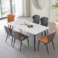Metal Industrial Rectangle Dining Table Sintered Stone Table with Black Legs Clearhalo ' dining_table' 'Dining Tables & Seating' 'Dining Tables' 'furn' 'furn_dining_table' 'Furniture' 'furniture_dining_table' 'Kitchen & Dining Furniture' 'kitchen&dining_furn' 'kitchen' 'kitchen_dining_table' 1200x1200_d98964f0-3c49-439b-9004-d12532ce47ef