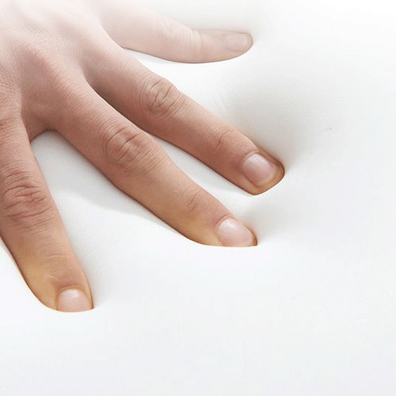 モダンフェイクレザースリーパーソファ布張りの正方形の腕ソファベッド