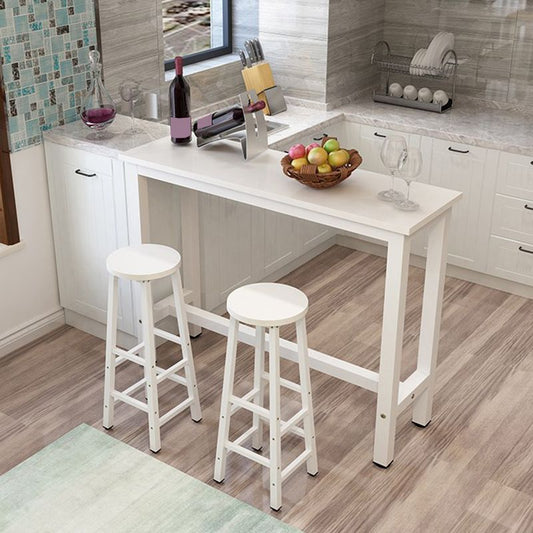 Industrial Bar Table Rectangle Pub Table for Outdoor and Breakroom Clearhalo 'Bar Furniture' 'Bar Tables' 'bar_tables' 'furn' 'furn_bar_tables' 'Furniture' 'Kitchen & Dining Furniture' 1200x1200_d98c9edd-b83f-4a53-bd41-8e580276e8a8