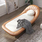 Modern Armless Chaise Lounge Faux Leather Chaise Lounge Sofa Clearhalo 'Chairs & Seating' 'Chaise Lounge' 'chaise_lounge' 'furn' 'furn_chaise_lounge' 'Furniture' 'Living Room Furniture' 1200x1200_d98d317a-a80b-44be-ae85-26a08f64c68e