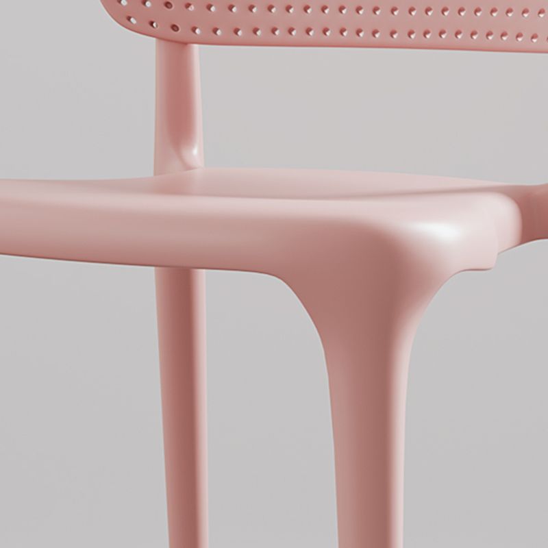 Restaurant Contemporary Plastic Side Chair Matte Finish Open Back Dining Chair Clearhalo ' kitchen&dining_furn' 'Dining Chairs' 'Dining Tables & Seating' 'dining_chair' 'furn' 'furn_dining_chair' 'Furniture' 'furniture_dining_chair' 'Kitchen & Dining Furniture' 'kitchen' 1200x1200_d98ed18c-84e3-4768-98b2-2882db0f5fe2