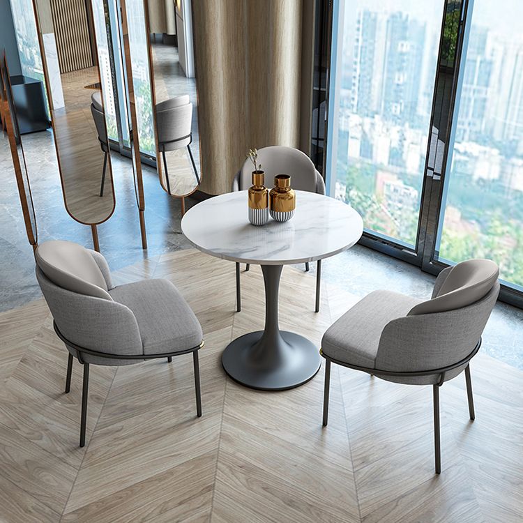 Metal Contemporary Round Dining Table Sintered Stone Dining Table with Pedestal Base Clearhalo ' dining_table' 'Dining Tables & Seating' 'Dining Tables' 'furn' 'furn_dining_table' 'Furniture' 'furniture_dining_table' 'Kitchen & Dining Furniture' 'kitchen&dining_furn' 'kitchen' 'kitchen_dining_table' 1200x1200_d98f0c2a-cf49-42ec-893a-3c58393fb800