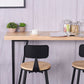 Wood Top Table Industrial Style Bistro Pub Table with 4 Legs Clearhalo 'Bar Furniture' 'Bar Tables' 'bar_tables' 'furn' 'furn_bar_tables' 'Furniture' 'Kitchen & Dining Furniture' 1200x1200_d98f4556-3d07-4d81-944d-476c07252d74