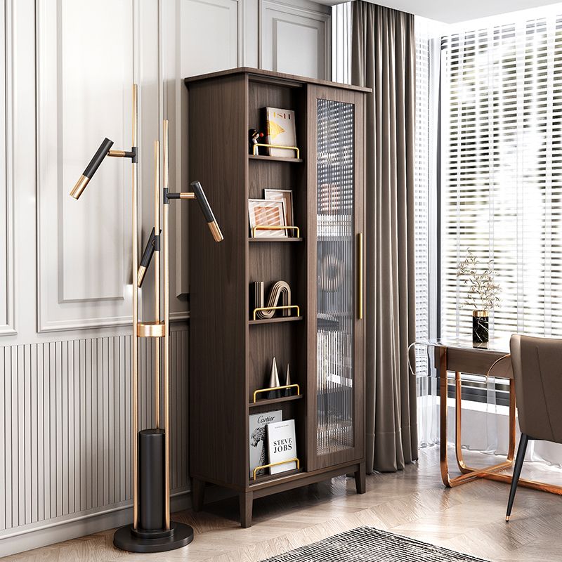 Glam Antique Finish Shelf BOEKKAST standaardboekplank met planken