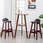 Simple Style Round Bar Table Wood Top Pub Table for Coffee Shop Clearhalo 'Bar Furniture' 'Bar Tables' 'bar_tables' 'furn' 'furn_bar_tables' 'Furniture' 'furniture_bar_tables' 'Kitchen & Dining Furniture' 1200x1200_d990fbb0-9aac-4897-b39a-cabbccbb57a3
