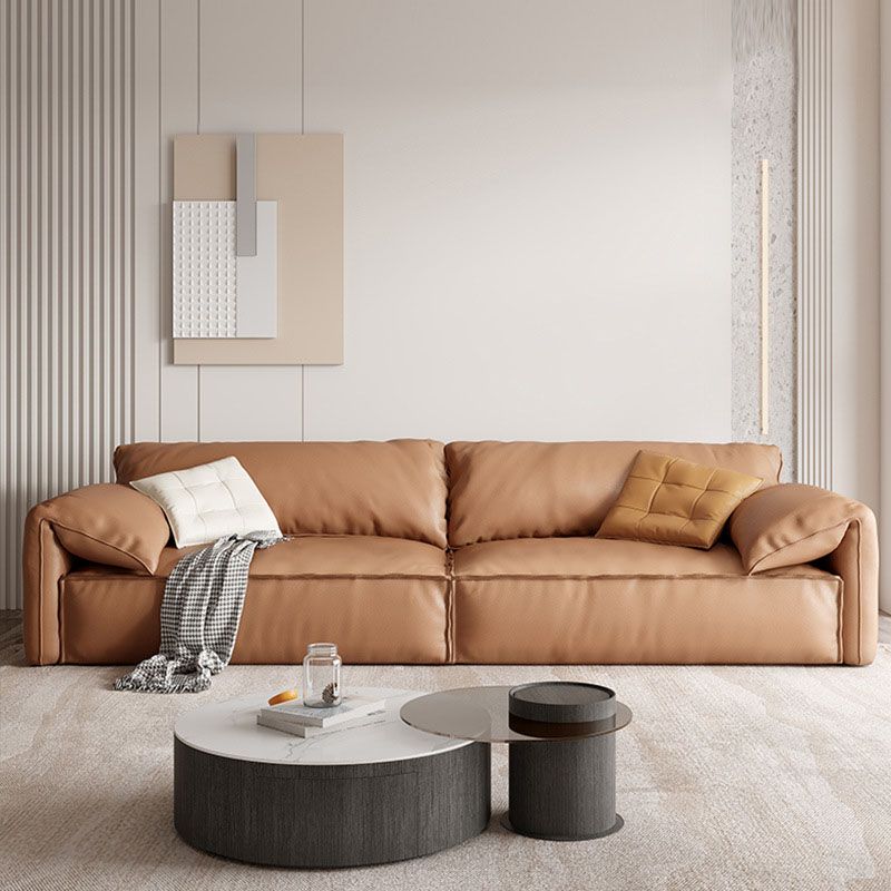 Divano posteriore per cuscini cuciti moderni 31.49 "H.