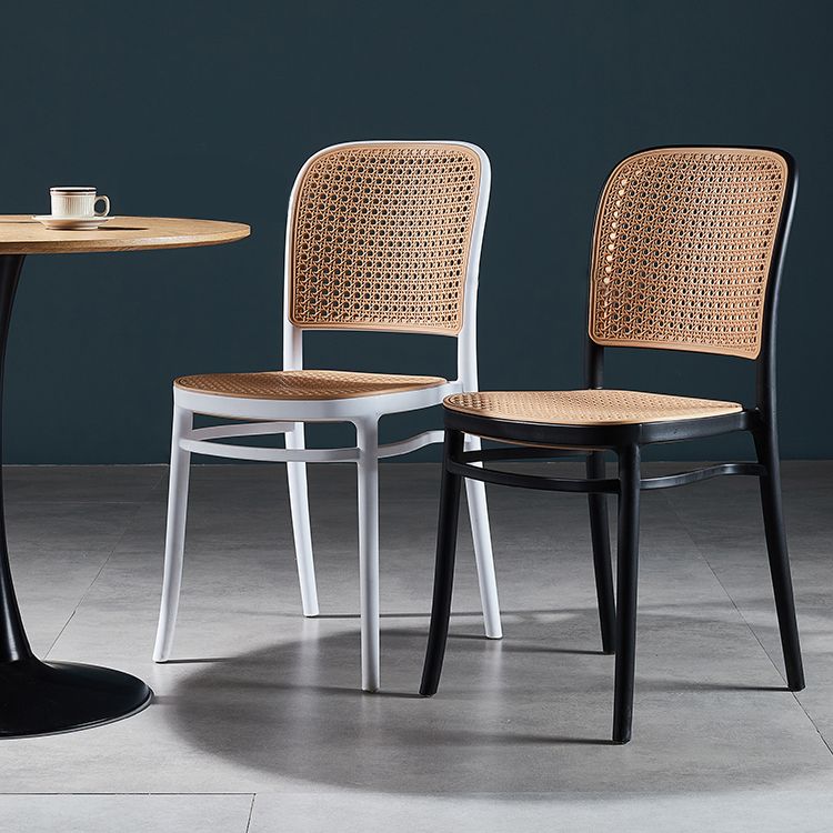 Modern Style Dining Chair Plastic Dining Armless Side Chair for Kitchen Clearhalo ' kitchen&dining_furn' 'Dining Chairs' 'Dining Tables & Seating' 'dining_chair' 'furn' 'furn_dining_chair' 'Furniture' 'furniture_dining_chair' 'Kitchen & Dining Furniture' 'kitchen' 1200x1200_d9918105-e4a5-4fe8-a628-3fc1e720320e