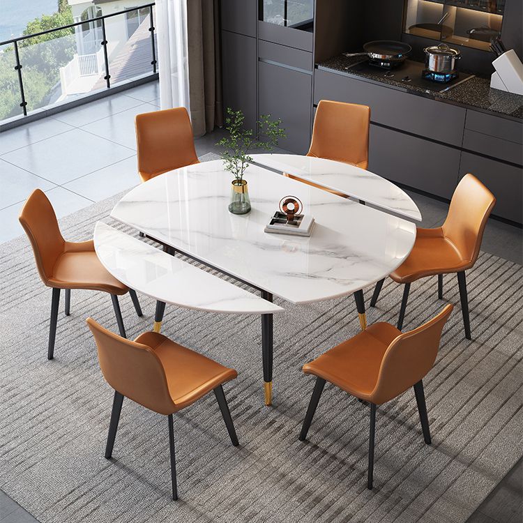 Tavolo da pranzo rotondo allungabile Tavolo da pranzo moderno in pietra