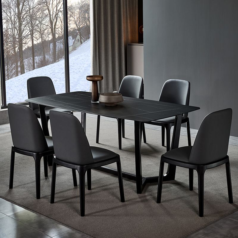 Modern Side Dining Chairs Faux Leather Dining Chairs for Kitchen Clearhalo 'Dining Chairs' 'Dining Tables & Seating' 'dining_chair' 'furn' 'furn_dining_chair' 'Furniture' 'furniture_dining_chair' 'Kitchen & Dining Furniture' 1200x1200_d9935731-4520-4dd0-b404-8617a4ef399a