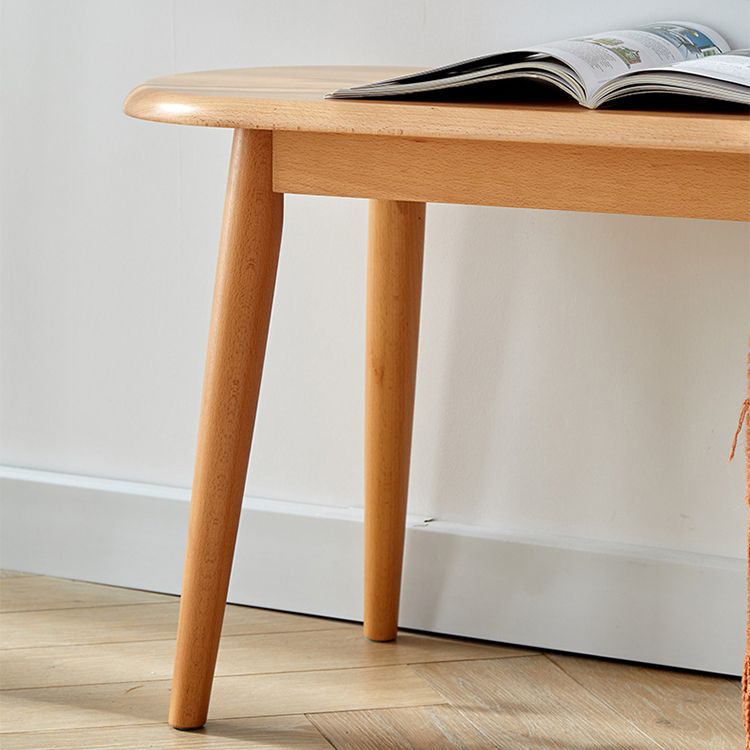 Contemporary Solid Wood Bedroom Bench 15.7" Height Seating Bench with Legs Clearhalo 'Benches' 'Chairs & Seating' 'furn' 'furn_benches' 'Furniture' 'Living Room Furniture' 1200x1200_d995df7f-a3d4-4f02-8e0f-06ceec6edacb