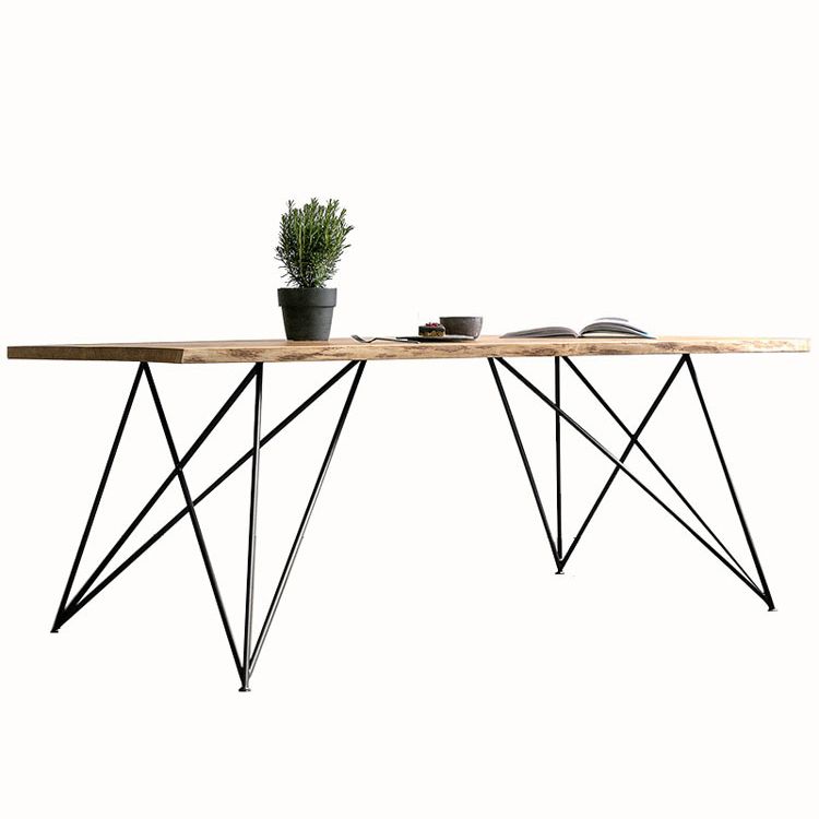 Tableau de restauration à table de luxe traditionnelle en bois pour cuisine