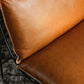 Contemporary Faux Leather Armless with Pillow Pillow Back Parsons Chair