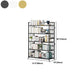 Modern Metal Bookshelf Home Office Standard Bookcase with Shelves