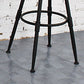 Industrial Rotatable Armless Counter Stool Iron Bar Stool with Pedal Clearhalo 'Bar Furniture' 'Bar Stools' 'bar_stools' 'furn' 'furn_bar_stools' 'Furniture' 'Kitchen & Dining Furniture' 1200x1200_d99c3544-4489-4ce5-b2a6-b8545ad9ce62