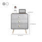 Glam Kommode aus Holz mit 3/4/5 Schubladen