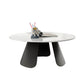 Slate and Metal Round 3 Legs Coffee Table Modern Table for Living Room Clearhalo 'Coffee & Accent Tables' 'Coffee Tables' 'coffee_tables' 'furn' 'furn_coffee_tables' 'Furniture' 'Living Room Furniture' 1200x1200_d99d5e95-8707-4e31-bf23-ef1ececed0d7