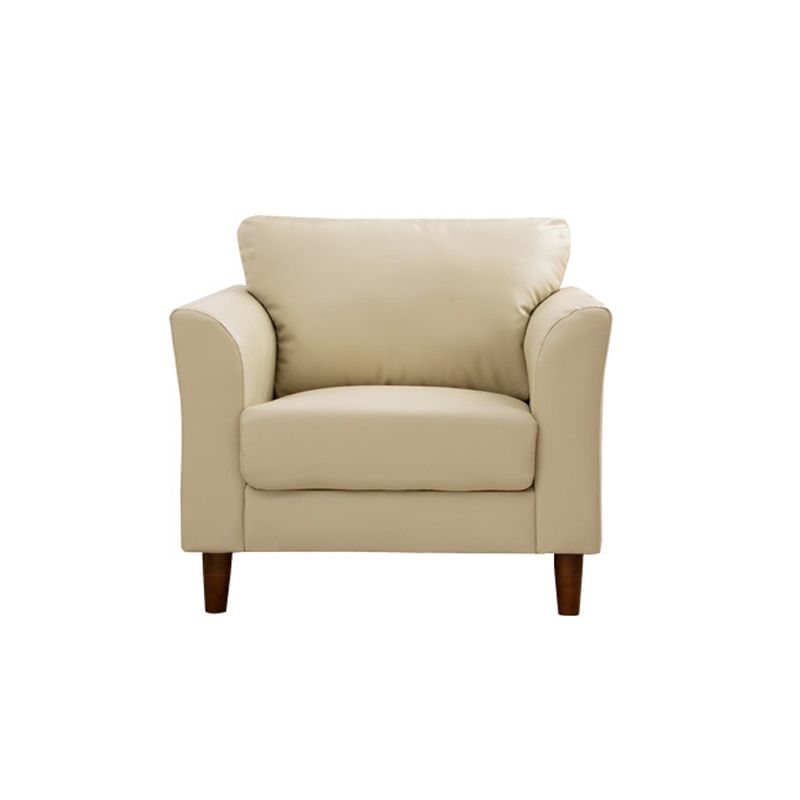 Contemporary Pillow Back Sofa 31"H Flared Arm Couch for Apartment Clearhalo 'furn' 'furn_sofas' 'Furniture' 'furniture_sofas' 'Living Room Furniture' 'Sofa' 'sofas' 1200x1200_d99ef755-a14a-4160-b4b4-2f43df4dccf4
