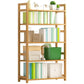 Etagere Contemporary Bookshelf Vertical Open Bamboo Shelf Bookcase for Home Clearhalo 'Bookcases' 'furn' 'furn_bookcases' 'Furniture' 'Office Furniture' 1200x1200_d99f6152-d959-43b7-8857-37391b8feab0