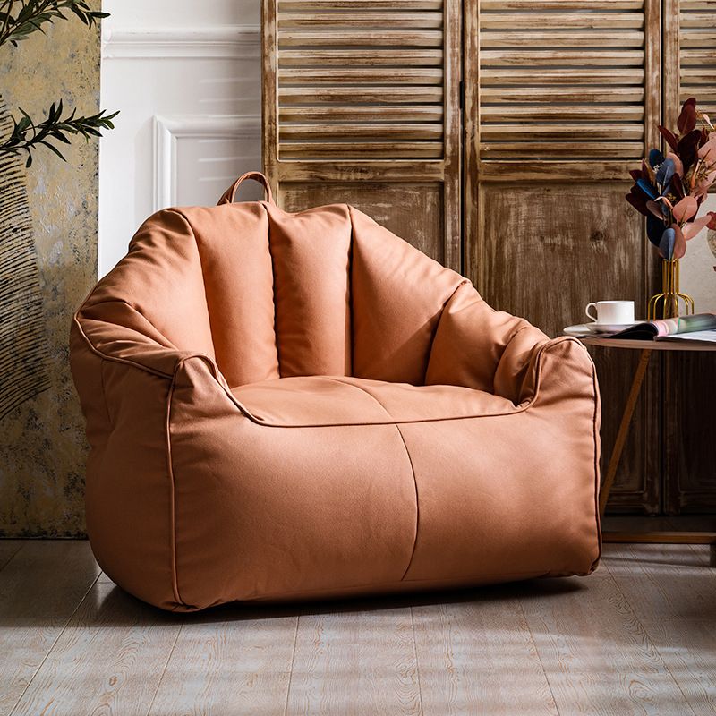 Faux Leather Arms Included Chair 35.4"L x 27.5"W x 29.5" H Chair for Living Room Clearhalo 'Accent Chairs' 'accent_chairs' 'Chairs & Seating' 'furn' 'furn_accent_chairs' 'Furniture' 'furniture_accent_chairs' 'Living Room Furniture' 1200x1200_d9a0c5c1-d41b-4a61-9b94-758802f5620d