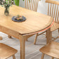 Modern Style Solid Wood Dining Table Round Table with 4 Legs for Home Use Clearhalo ' dining_table' 'Dining Tables & Seating' 'Dining Tables' 'furn' 'furn_dining_table' 'Furniture' 'furniture_dining_table' 'Kitchen & Dining Furniture' 'kitchen&dining_furn' 'kitchen' 'kitchen_dining_table' 1200x1200_d9a1e145-5765-4665-adf2-3d1eb040e81c