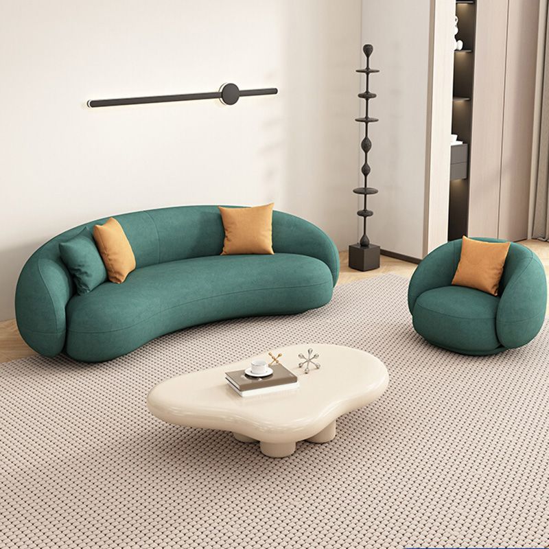 35" Wide Contemporary Sofa Forest Green Leather Stationary Seating Clearhalo 'furn' 'furn_sofas' 'Furniture' 'Living Room Furniture' 'Sofa' 'sofas' 1200x1200_d9a29286-640a-47d3-b205-052529963920