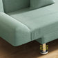 Modern Cotton Blend Round Arm Convertible Sofa Tight Back Foldable Sofa Bed Clearhalo 'furn' 'furn_sofas' 'Furniture' 'furniture_sofas' 'Living Room Furniture' 'Sofa' 'sofas' 1200x1200_d9a38aab-8455-4285-a213-07ba9e1f9490