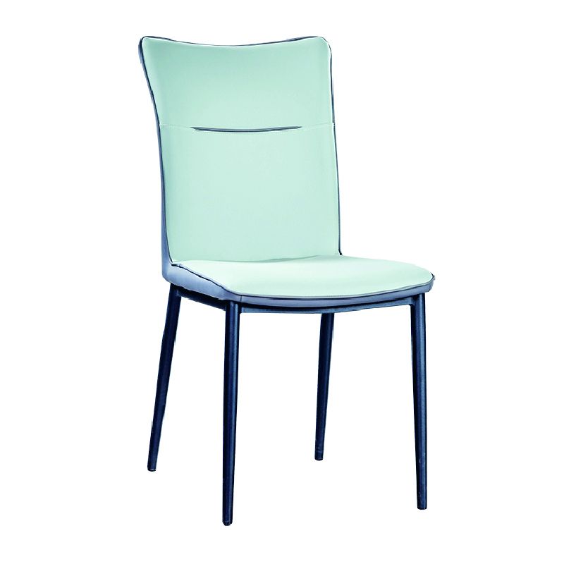 Home Scandinavian Side Chair Indoor Solid Back Metal Dining Room Chair Clearhalo ' kitchen&dining_furn' 'Dining Chairs' 'Dining Tables & Seating' 'dining_chair' 'furn' 'furn_dining_chair' 'Furniture' 'furniture_dining_chair' 'Kitchen & Dining Furniture' 'kitchen' 1200x1200_d9a53840-d24c-47f5-a176-702c0f8c56db