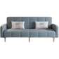 29.92" High Linen Sofa Stain Convertible Sofa with Biscuit Back
