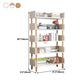 Modern Style Bookshelf Engineer Wood Open Back Bookcase for Home Clearhalo 'Bookcases' 'furn' 'furn_bookcases' 'Furniture' 'Office Furniture' 1200x1200_d9aa4bf9-4b44-4416-816f-9c59a2e0ab35