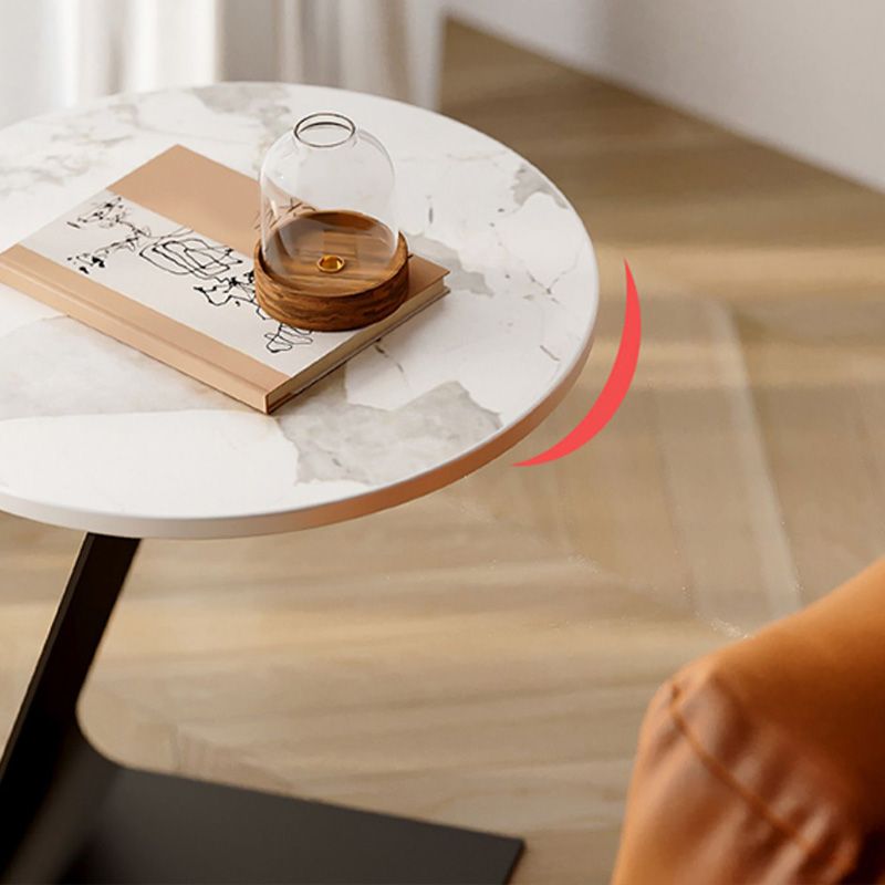 Runder Akzent Seitentisch Metall C Seitentisch Seitenende Snacktisch