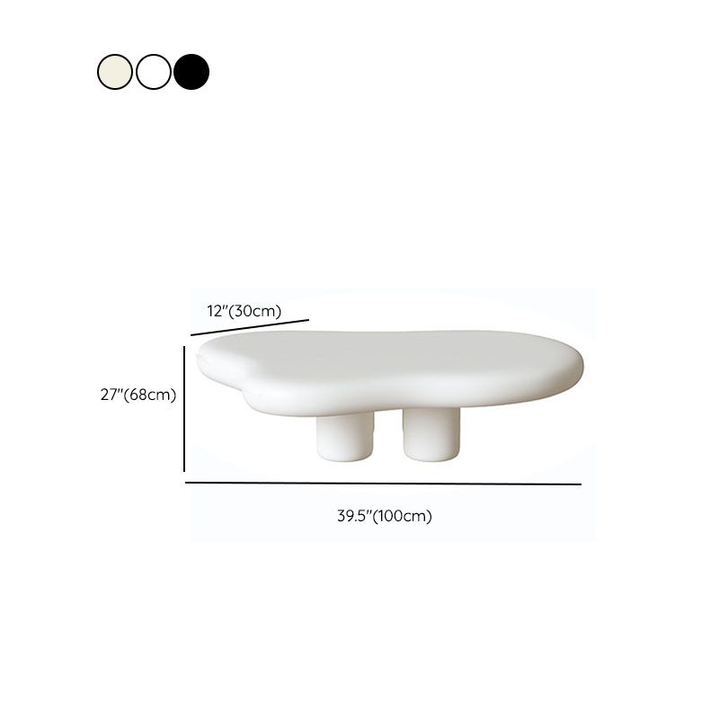 4 Legs Geometric Coffee Table Contemporary Manufactured Wood Cocktail Table Clearhalo 'Coffee & Accent Tables' 'Coffee Tables' 'coffee_tables' 'furn' 'furn_coffee_tables' 'Furniture' 'Living Room Furniture' 1200x1200_d9aae97a-b7ee-4de7-add9-76b8fec7934b