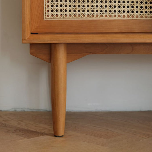 Server da pranzo moderno per scaffalature regolabili in legno in legno per soggiorno