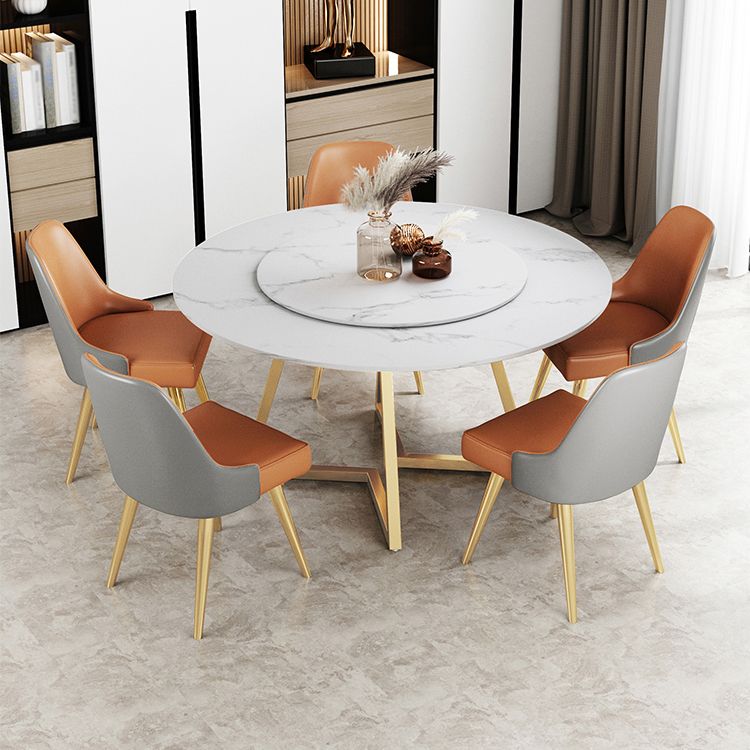 Traditional Luxury Round Double Pedestal Home Furniture Stone Dining Table Clearhalo ' dining_table' 'Dining Tables & Seating' 'Dining Tables' 'furn' 'furn_dining_table' 'Furniture' 'furniture_dining_table' 'Kitchen & Dining Furniture' 'kitchen&dining_furn' 'kitchen' 'kitchen_dining_table' 1200x1200_d9abd925-febc-4cb2-b31e-37c0a7724abf