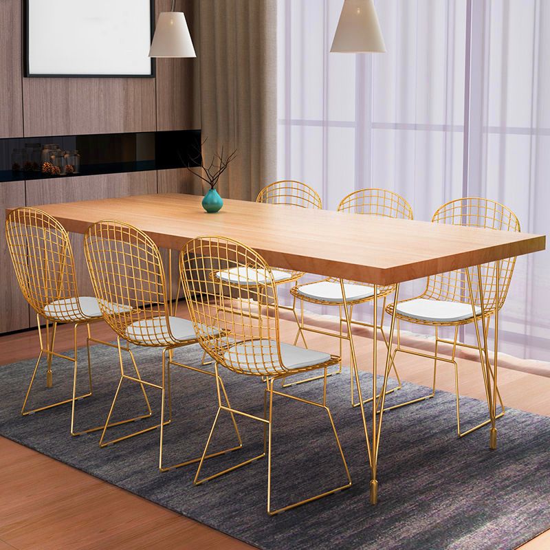 Set da pranzo in metallo per cucina 1/5/7 pezzi Dinette moderna