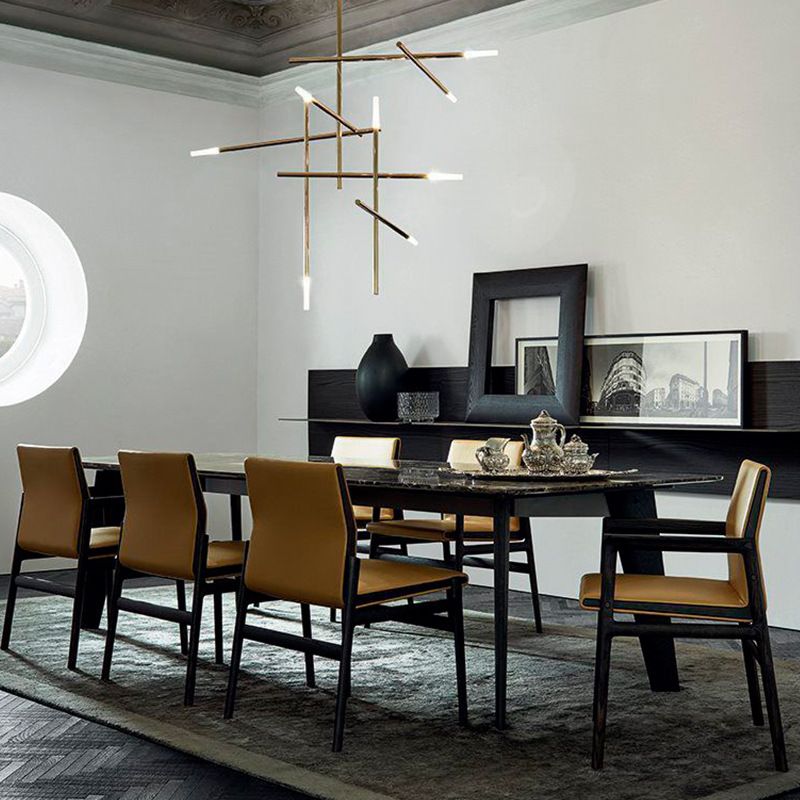 ホームインダストリアルダイニングアクセントチェアダイニングルームダイニングアームチェア