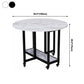 Round Dining Table Mid-Century Style Trestle Base Table for Dining Room Clearhalo ' dining_table' 'Dining Tables & Seating' 'Dining Tables' 'Furniture' 'furniture_dining_table' 'Kitchen & Dining Furniture' 'kitchen&dining_furn' 'kitchen' 'kitchen_dining_table' 1200x1200_d9b2d41b-6c4d-44c2-9e7e-a0bd7154ea61