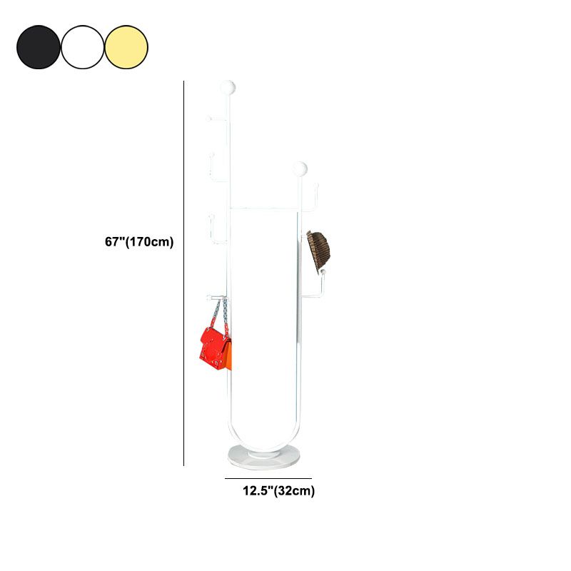 Briljante metalen jas hanger vaste kleur jas haken kaprek voor slaapkamer