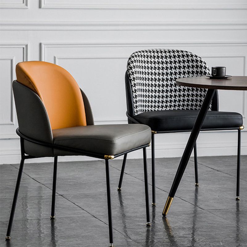 20.08" Wide Industrial Style Single Sofa Chair Pillow Back Armless Chair Clearhalo 'Accent Chairs' 'accent_chairs' 'Chairs & Seating' 'furn' 'furn_accent_chairs' 'Furniture' 'Living Room Furniture' 1200x1200_d9b88617-edf5-4e95-882a-27e3877eb8ee