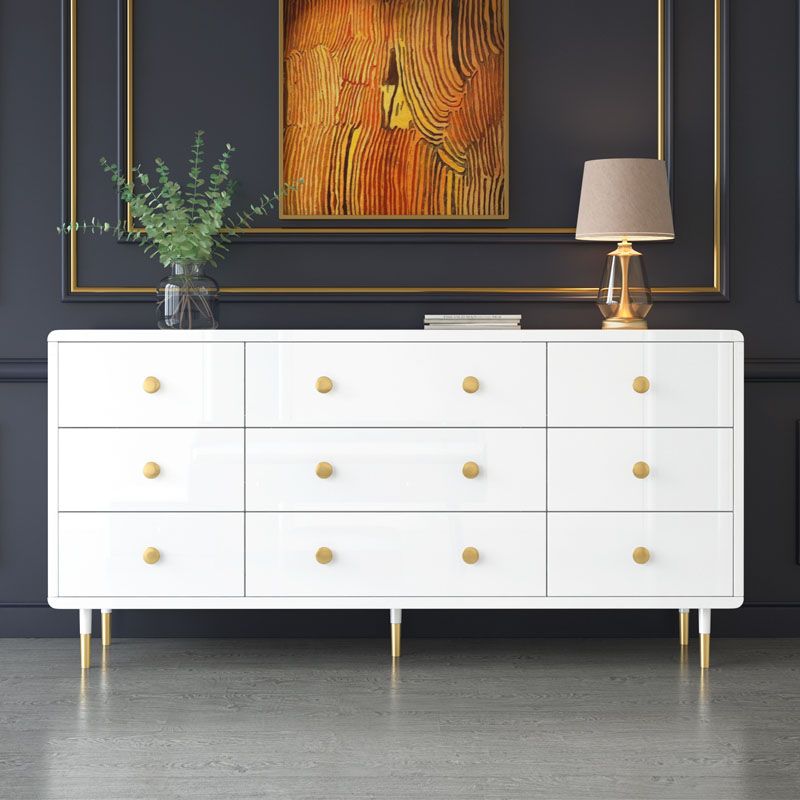 Moderne dressoir kunstmatige hout opbergkist, 31,5-inch hoogte