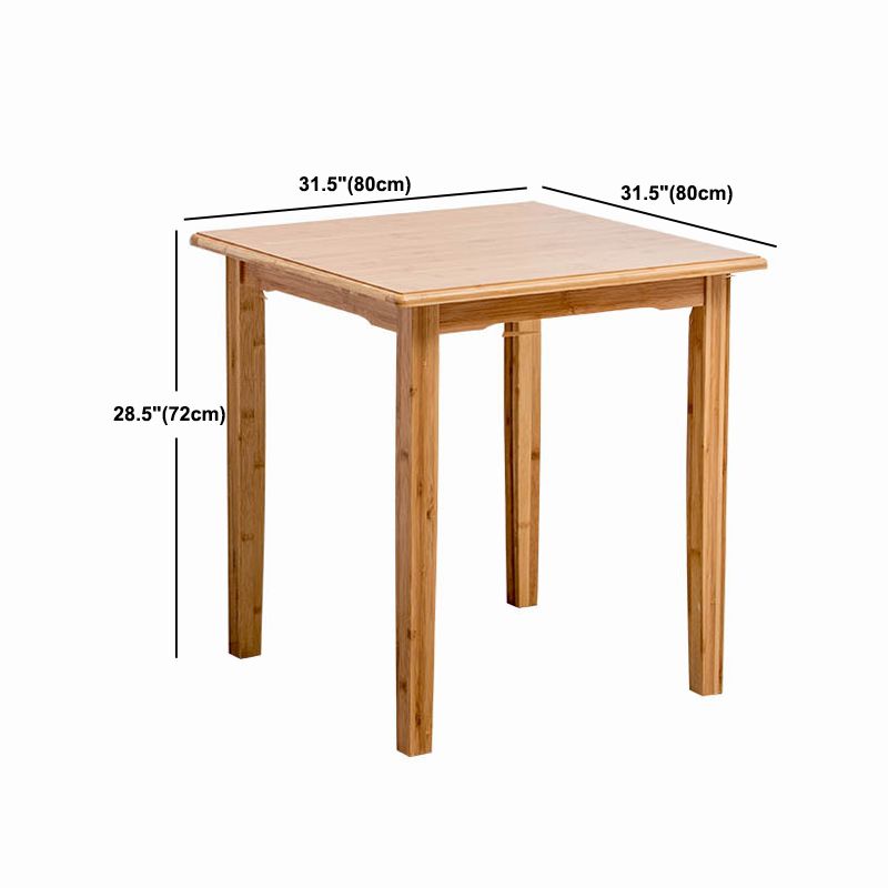 Tavolino in legno rettangolare nordico 4 gambe tavolo da cocktail naturale