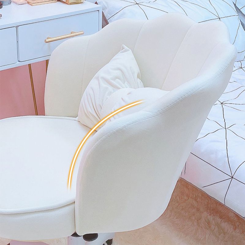 Silla de oficina sin brazo moderna silla de escritorio de altura de asiento ajustable