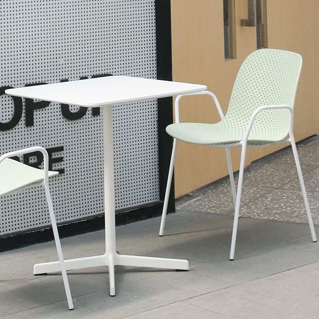 Industrial Style Dining Site Table Metal 4 Legs Dining Room Collection Clearhalo 'Dining Tables & Seating' 'Dining Tables' 'dining_table' 'Furniture' 'furniture_dining_table' 'Kitchen & Dining Furniture' 'kitchen' 'kitchen_dining_table' 1200x1200_d9bc2e55-6a4e-4333-9e58-441e0ee8ef81